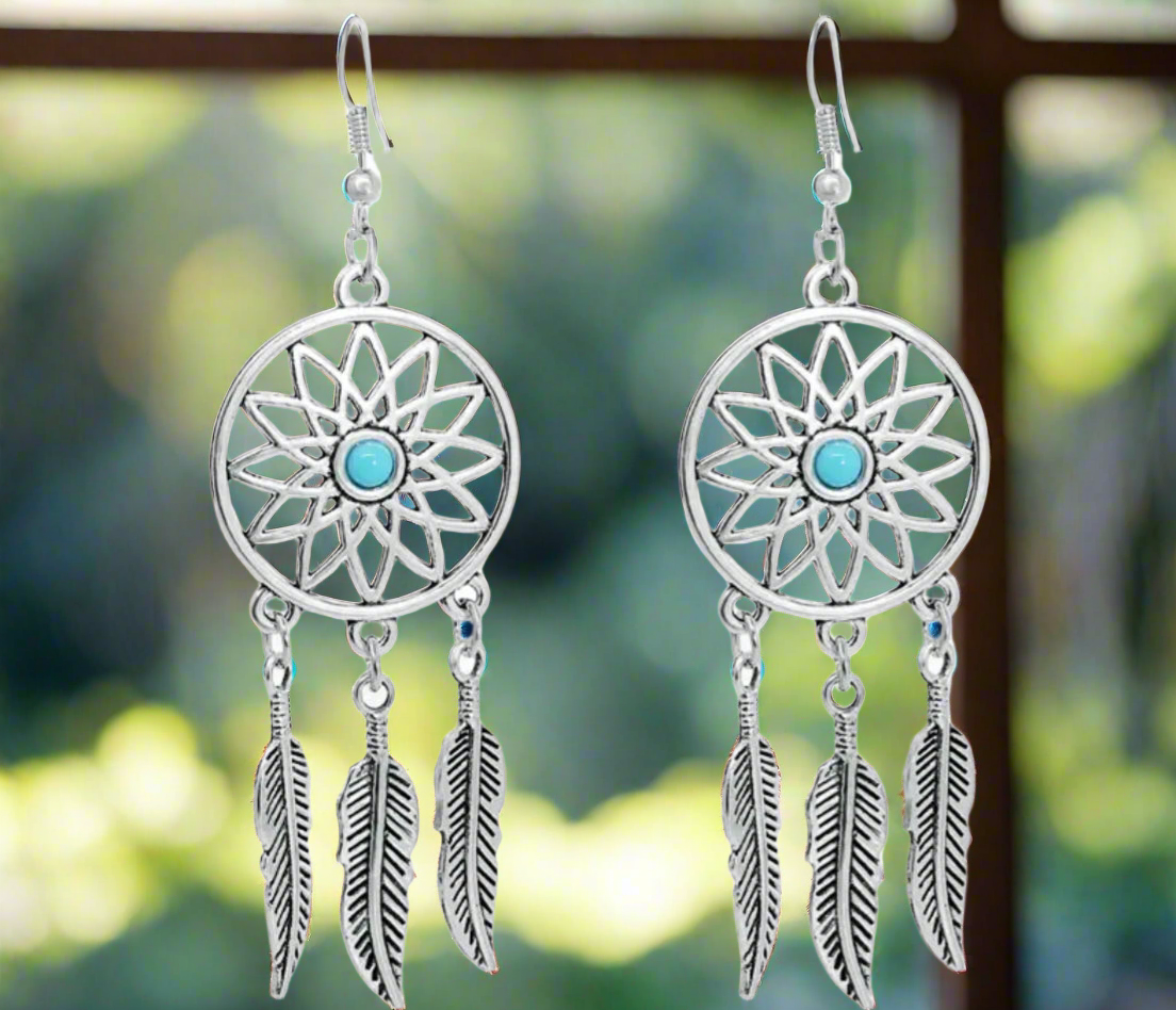 Dream Catcher Earring.