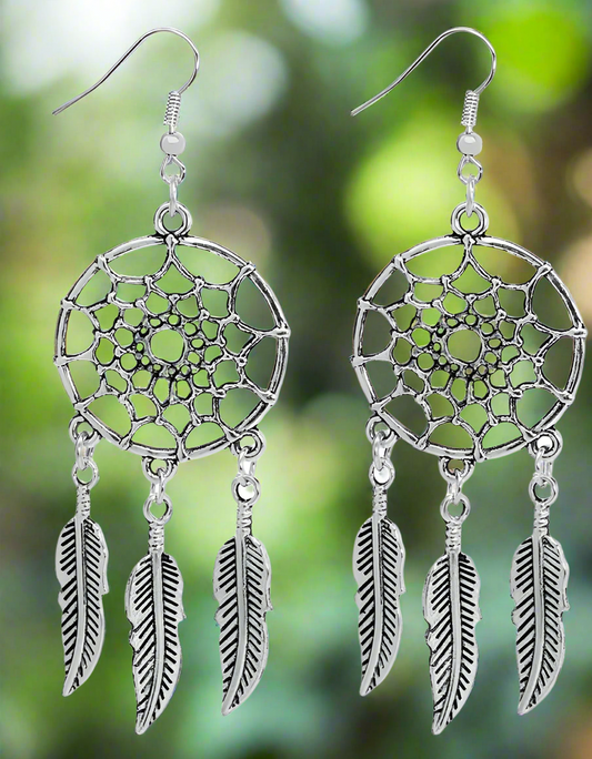 Dream Catcher Earring.